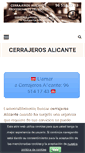 Mobile Screenshot of alicantecerrajeros.com